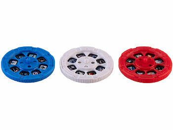 Playtastic Projektor-Taschenlampe für Kinder, 24 Weltraum-Bilder, 3 Bildscheiben 