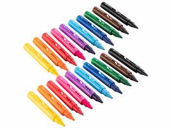 Badekreide-Stifte: Playtastic 2er Set 10 Badewannenstifte für Kinder, schadstofffrei und abwaschbar 