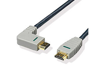 Bandridge HighSpeed HDMI Kabel 3m, links gewinkelt, 4K und 3D-fÃ¤hig / Hdmi Kabel