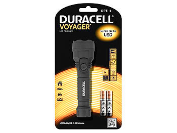 Duracell Voyager Opti-1 Taschenlampe inkl 2 AA Duracell Batterien / Taschenlampe