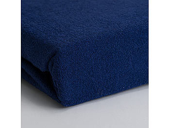 Luxus Frottee Fixleintuch, Baumwolle und Microfaser Dieses flauschige Bettlaken spannt sich geschmeidig um grosse Doppelmatratzen bis 180 cm Breite.