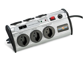 Steckdosenleiste 6-fach schaltbar Premiumschutz Überspannung ist eine der grössten Bedrohungen für wertvolle Elektrogeräte. Gerade hochentwickelte