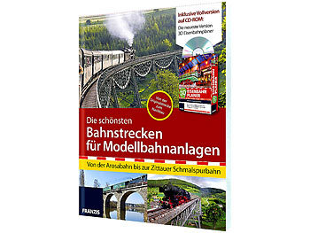 FRANZIS 3D Eisenbahnplaner 2013 + Die schönsten Bahnstrecken f. Modellbahnanla