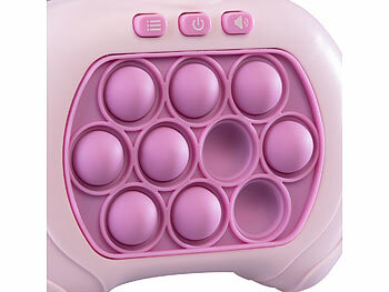 Playtastic Quick-Push-Bubble-Spielkonsole "Hase", Tierform, batteriebetrieben