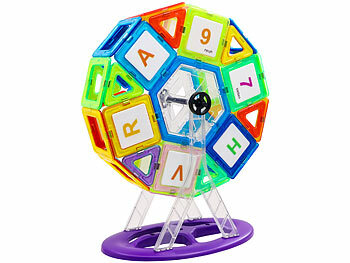 Playtastic 120 magnetische Bausteine, verschiedene Formen