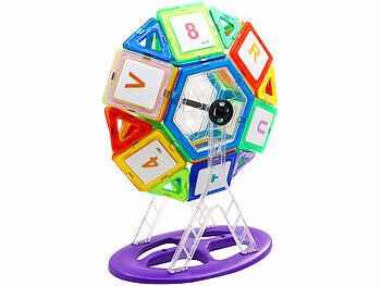 Playtastic 120 magnetische Bausteine, verschiedene Formen