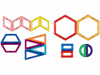 Playtastic 120 magnetische Bausteine, verschiedene Formen