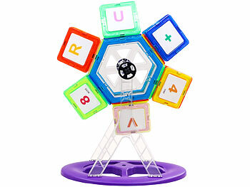 Playtastic 120 magnetische Bausteine, verschiedene Formen