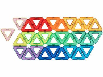 Playtastic 120 magnetische Bausteine, verschiedene Formen