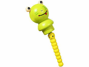 Playtastic 25-teiliges Sortierspielzeug "Farm" aus Holz, mit Tieren und Pflanzen