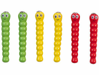 Playtastic 25-teiliges Sortierspielzeug "Farm" aus Holz, mit Tieren und Pflanzen