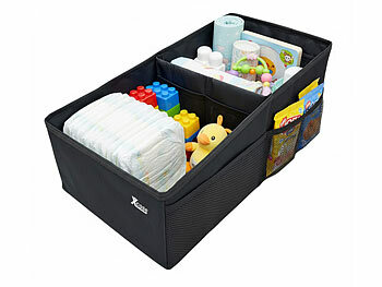 Auto Kofferraum Box: Xcase Faltbare Auto-Organizer-Box für Windeln und Spielzeug