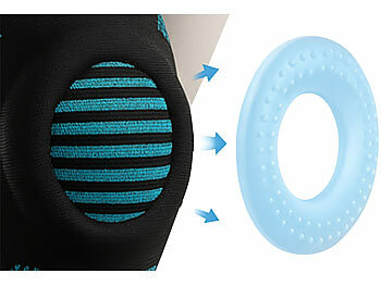 Kniebandage mit seitlichen Stabilisatoren