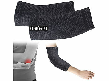 Ellbogen-Bandage: Speeron 2er-Set Ellenbogenbandagen, Größe XL