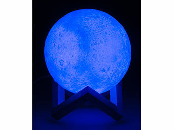 Playtastic DIY-Mondlampen-Bastelset inkl. Malmaterial & 12-Farben-Farbkasten