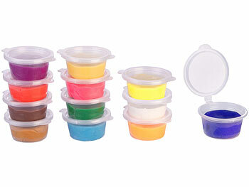 Playtastic 51-teiliges Knete-Set, Eis-, Nudel- & Burgermaschine