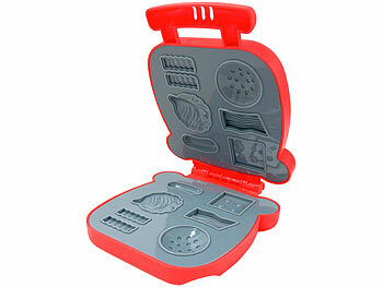 Playtastic 51-teiliges Knete-Set, Eis-, Nudel- & Burgermaschine