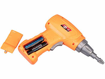 Playtastic Mosaik-Steckspiel mit elektrischer Bohrmaschine, inklusive Koffer