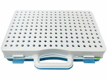 Playtastic Mosaik-Steckspiel mit elektrischer Bohrmaschine, inklusive Koffer