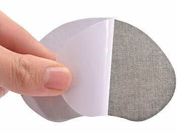 newgen medicals 4er-Set unsichtbare Fersenpolster, Memory-Foam,gegen Rutschen & Blasen