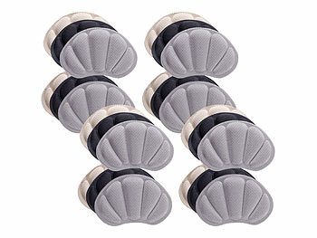 Fersenpolster für Schuhe: newgen medicals 4er-Set unsichtbare Fersenpolster, Memory-Foam,gegen Rutschen & Blasen