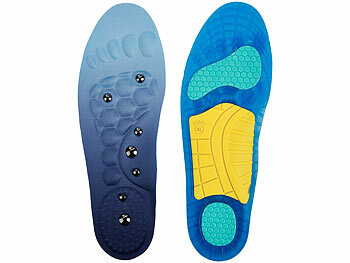 Massage-Sohleneinlagen: newgen medicals Akupressur-Einlegesohlen mit Magneten, Größe XL erhältlich auf eMall