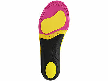 newgen medicals Orthopädische Einlegesohlen mit Fußgewölbestütze, Größe S, bis 100 kg 