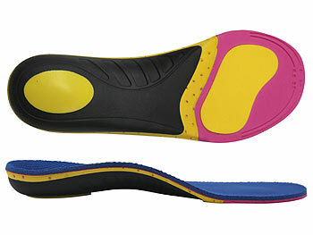 Fußeinlagen: newgen medicals Orthopädische Einlegesohlen mit Fußgewölbestütze, Größe S, bis 100 kg 