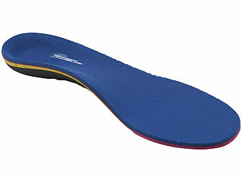 newgen medicals Orthopädische Einlegesohlen mit Fußgewölbestütze, Größe L, bis 100 kg 