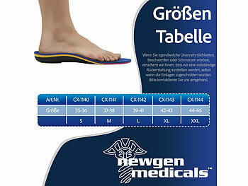 Fußgewölbestütze Einlagen 