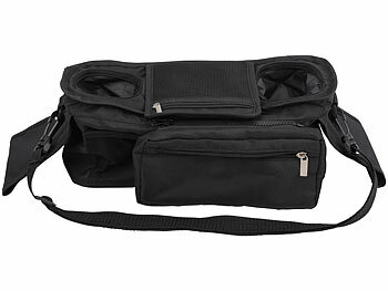 Kinderwagentasche: Xcase Universal-Organizer-Tasche für Kinderwagen, isolierter Getränkehalter 