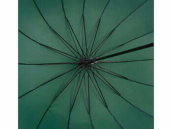 Carlo Milano XXL-Regenschirm für 2 Personen, sturmfest und windsicher, 16 Rippen 