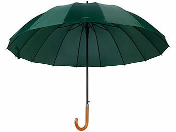 Carlo Milano XXL-Regenschirm für 2 Personen, sturmfest und windsicher, 16 Rippen 