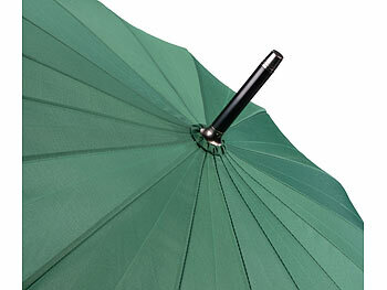 Carlo Milano XXL-Regenschirm für 2 Personen, sturmfest und windsicher, 16 Rippen 