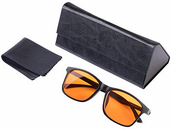 PEARL Augenschonende Bildschirm-Brille mit Blaulicht-Filter, gegen Ermüdung 