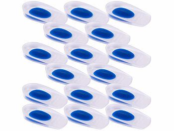 Fersensporen Kissen: newgen medicals 8 Paar Fersensporn-Gel-Einlagen mit Fersenkissen, Größe 40 - 45 