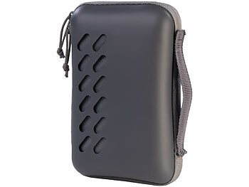 PEARL 3er-Set Mikrofaser-Handtücher, schnell trocknend, Tasche, anthrazit 