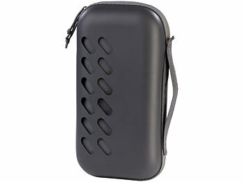 PEARL Mikrofaser-Handtuch, schnell trocknend, 140 x 70 cm, Tasche, anthrazit