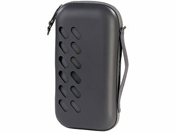 PEARL Mikrofaser-Handtuch, schnell trocknend, 200x100 cm, Tasche, anthrazit