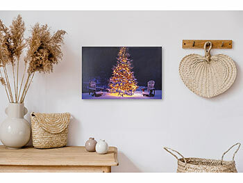 Bilder mit LED-Beleuchtung Weihnachten 