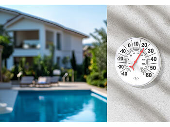 Analoge innen- & außen-Thermomete