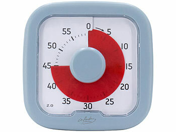 Timer: infactory Visueller 60-Minuten-Lerntimer für Kinder und Erwachsene, blau