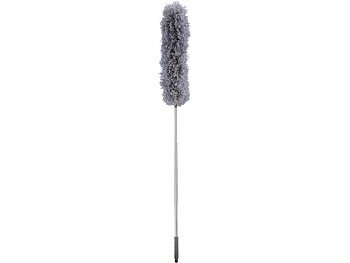 Sichler 5in1 Staubwedel-Set mit Edelstahl-Teleskopstange, ausziehbar bis 210cm