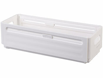 Rosenstein & Söhne 12er-Set Küchenschrank-Organizer, faltbar, weiß 