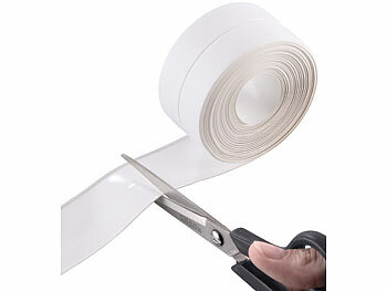 AGT 12er-Set wasserfeste Dichtungsbänder, 28 mm x 4 m, weiß