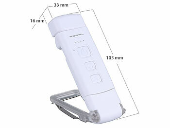 Buchlichter mit warmweißem LED-Licht zum Einschlafen