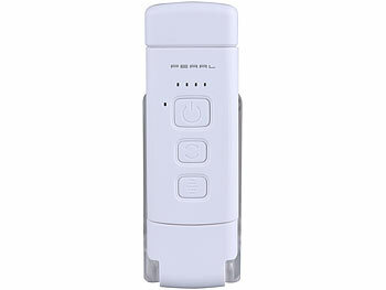 PEARL 2er-Set klappbare Akku-LED-Leselampen mit Clip, 200 mAh, dimmbar