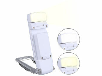 Akku-Cliplampe für Bücher und Zeitschriften