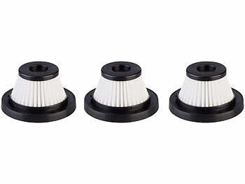 Camping-Handstaubsauger: Sichler 3er-Set HEPA-Filter für Akku-Handstaubsauger BHS-730.ak / BHS-740.ak