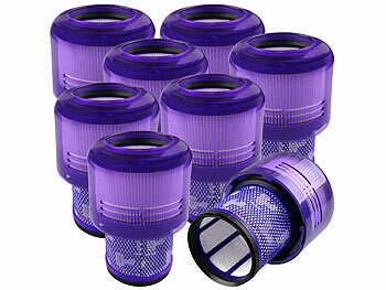 Ersatzfilterset: Sichler 8er-Set HEPA-Filter für Dyson V11-Modelle, waschbar, Reinigungsbürste